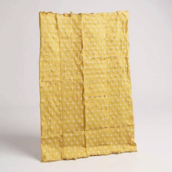 0286e569-6cd9-4116-8d9c-85d29358cbd8 A Piece of History: Vintage Distressed Hand-Stitched Throw